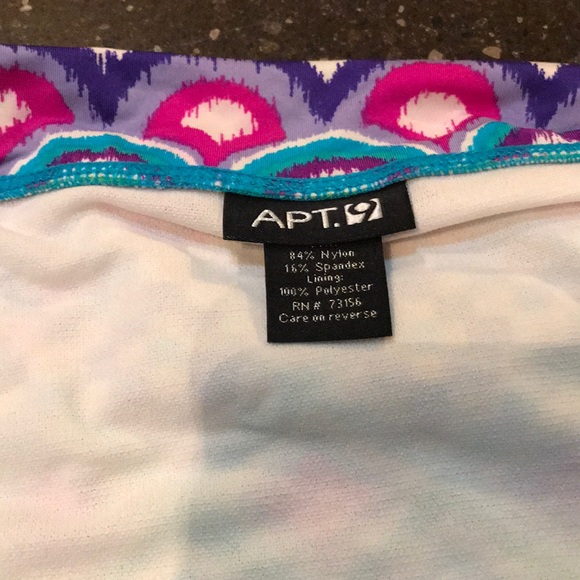 Apt 9 two piece multi color bathing suit Sz L - Picture 9 of 10
